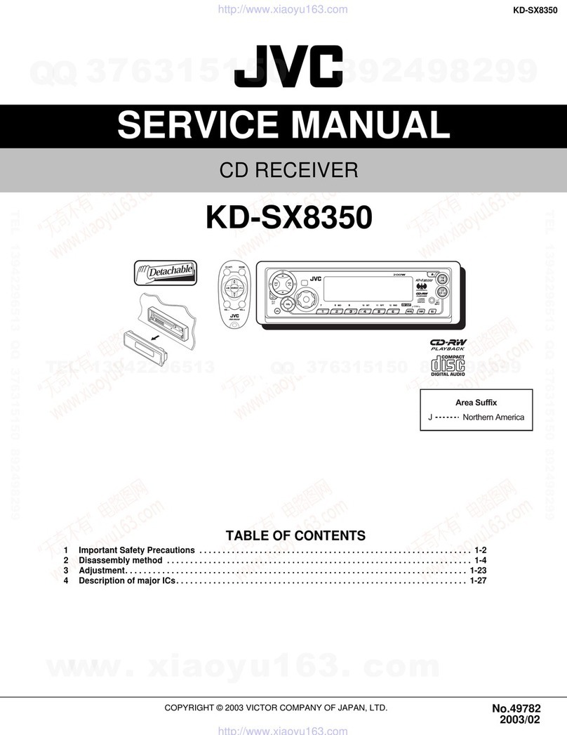 JVC KD-SX8350 User manual