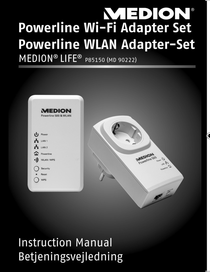 Medion Powerline P85150 instruction manual