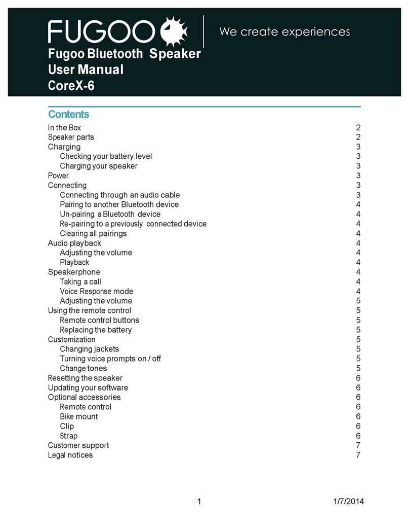 Fugoo COREX-6 user manual