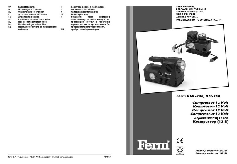Ferm KML-240 User manual