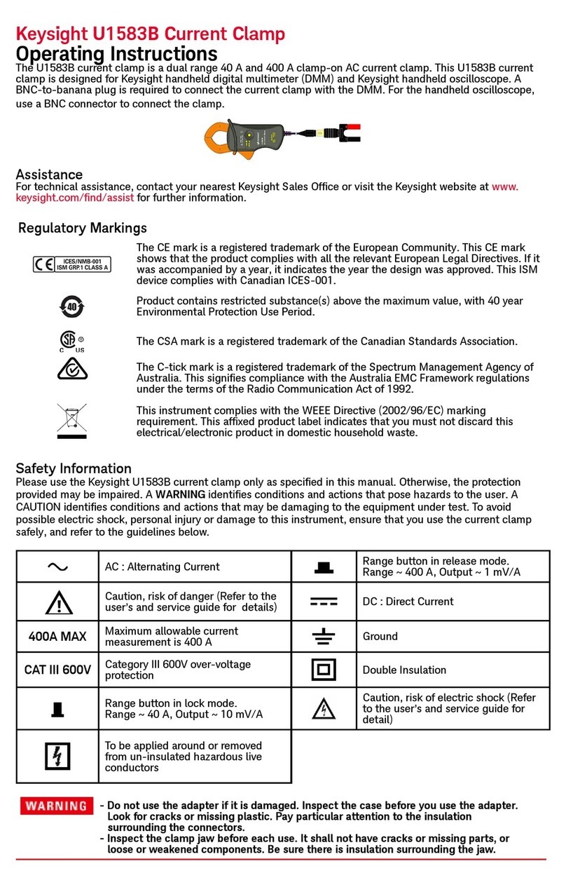 Keysight U1583B User manual