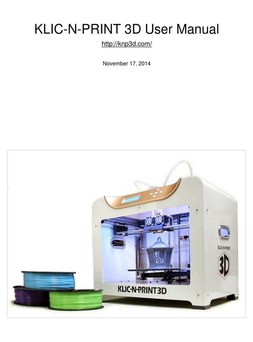 KLIC-N-PRINT 3D KLIC-N-PRINT 3D user manual