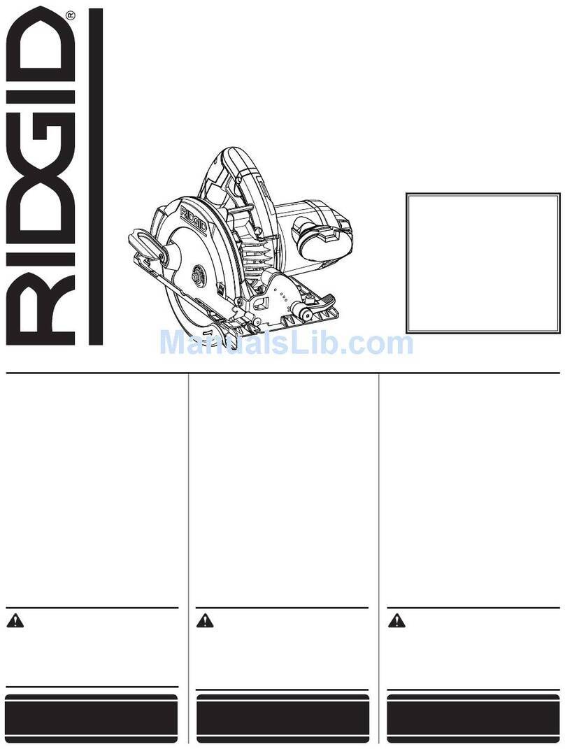RIDGID R3204 User manual RIDGID R3204 User manual