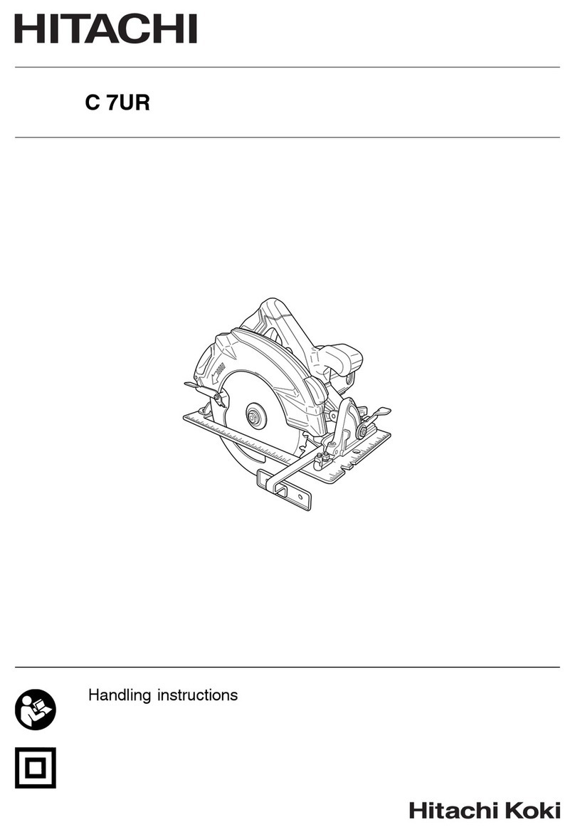 Hitachi Koki C 7UR Handling instructions