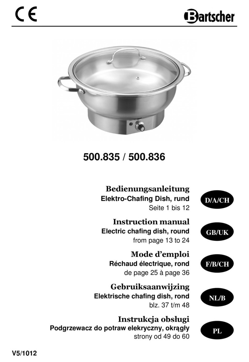 Bartscher 500.835 Manual