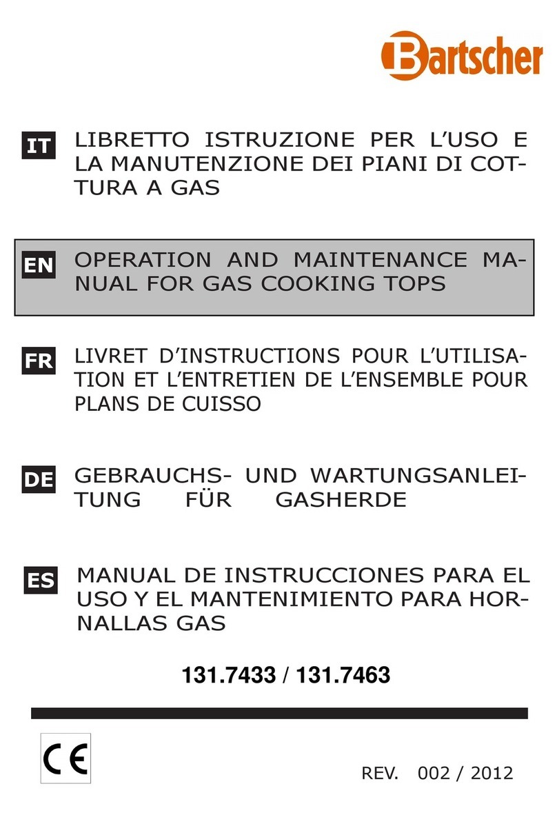 Bartscher 131.7433 User manual