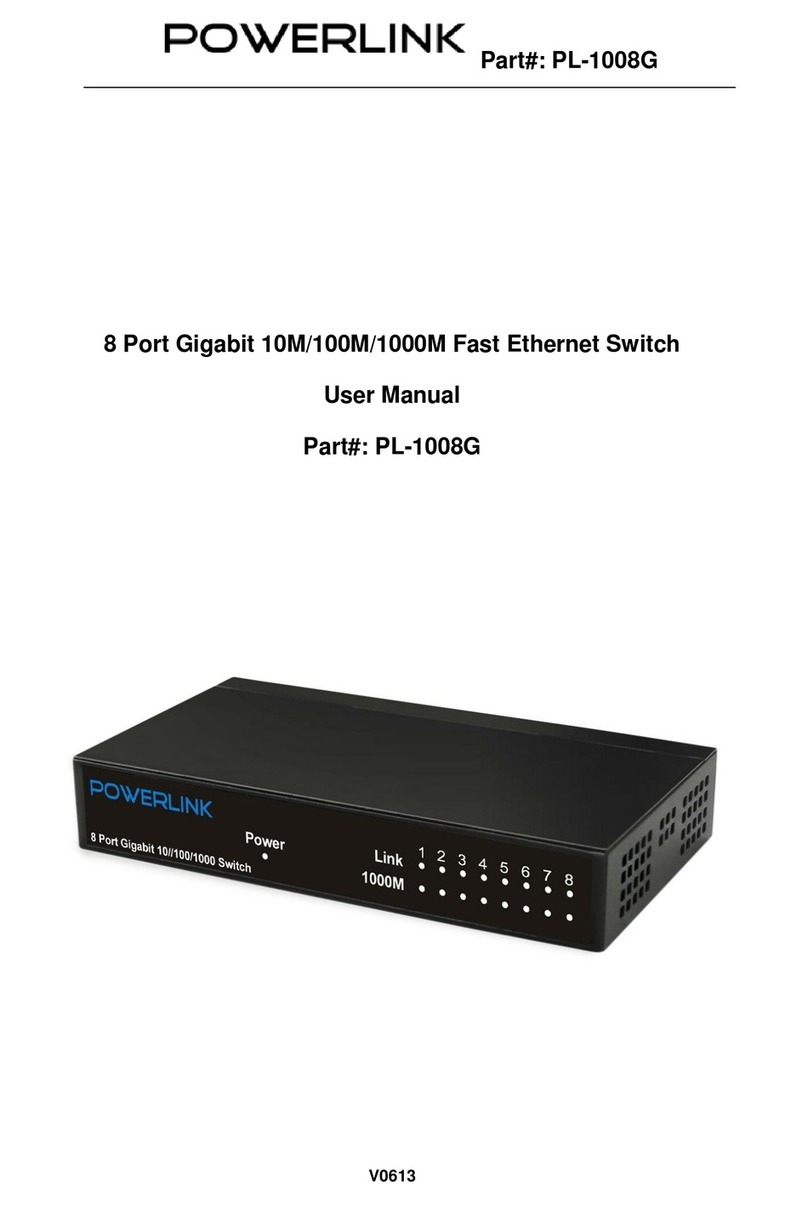 Powerlink PL-1008G user manual