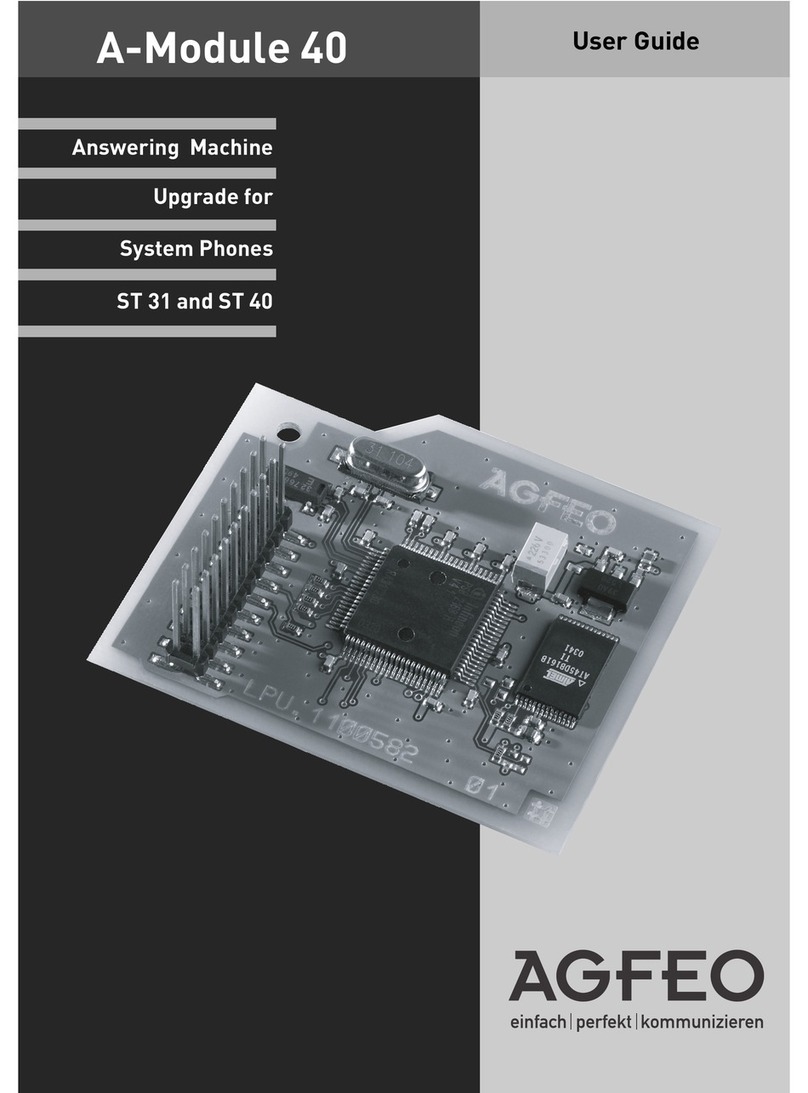AGFEO A-Module 40 user guide