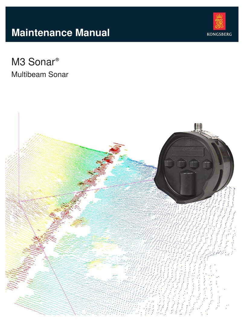 Kongsberg M3 Sonar User manual