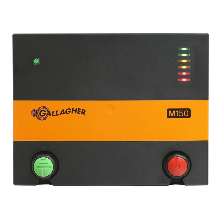 Gallagher M150 User manual