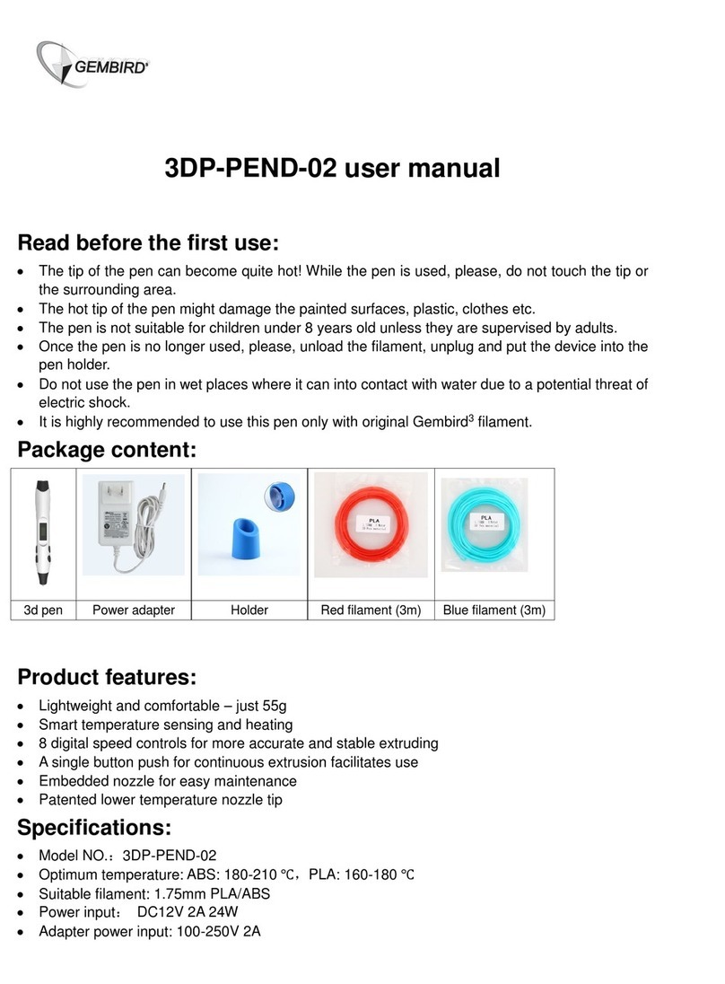Gembird 3DP-PEND-02 user manual