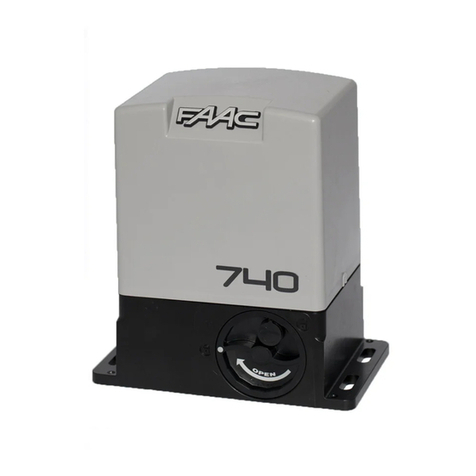 FAAC 740-24V user manual