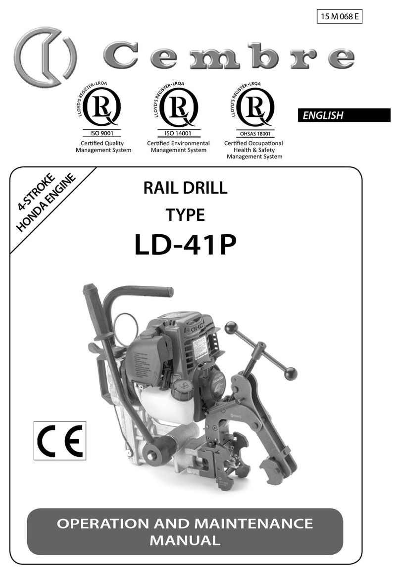 Cembre LD-41P Operation and maintenance manual