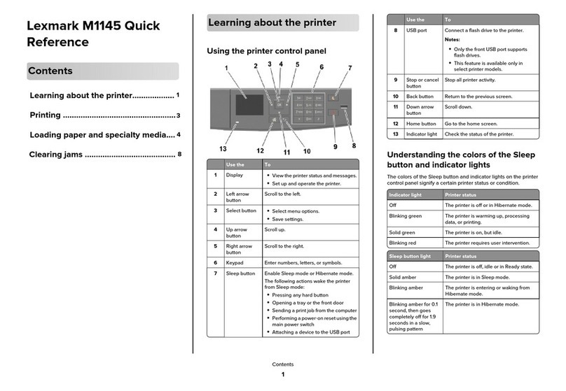 Lexmark M1145 User manual Lexmark M1145 User manual