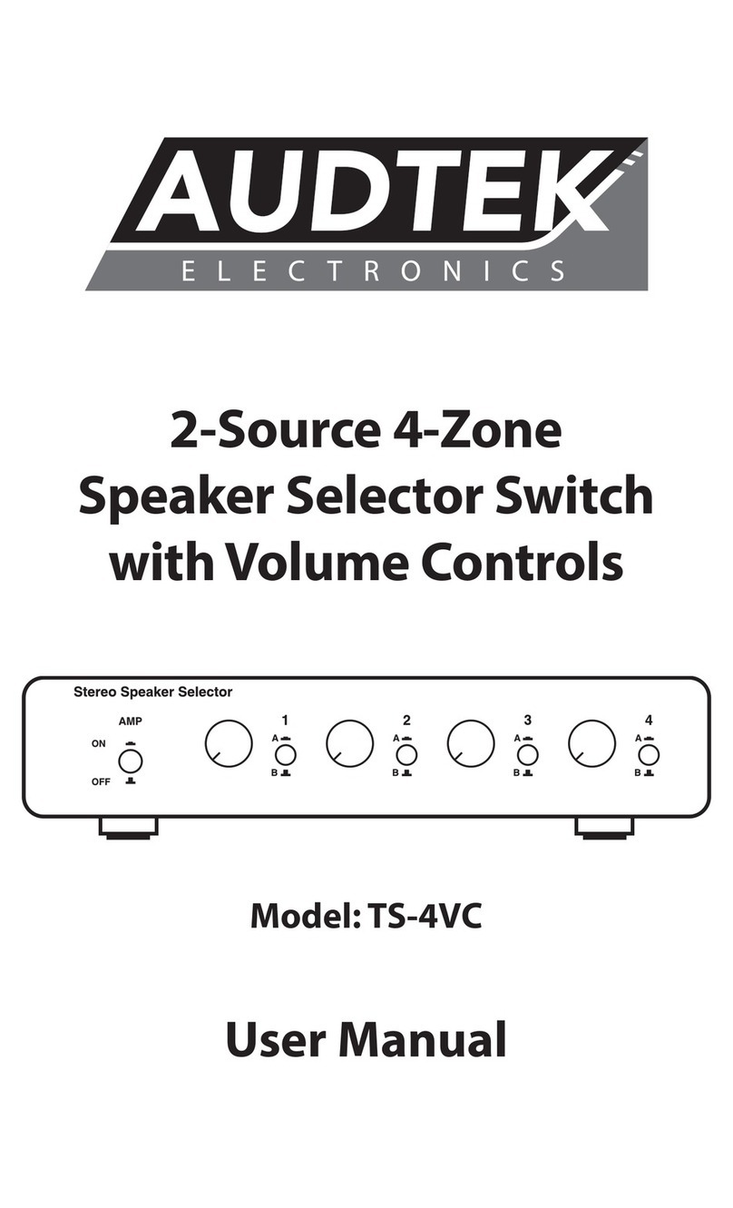 Audtek TS-4VC user manual