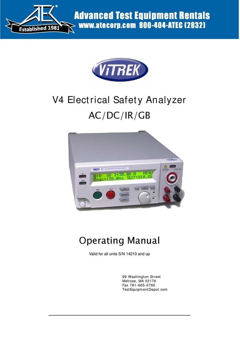 Vitrek V4 operating manual
