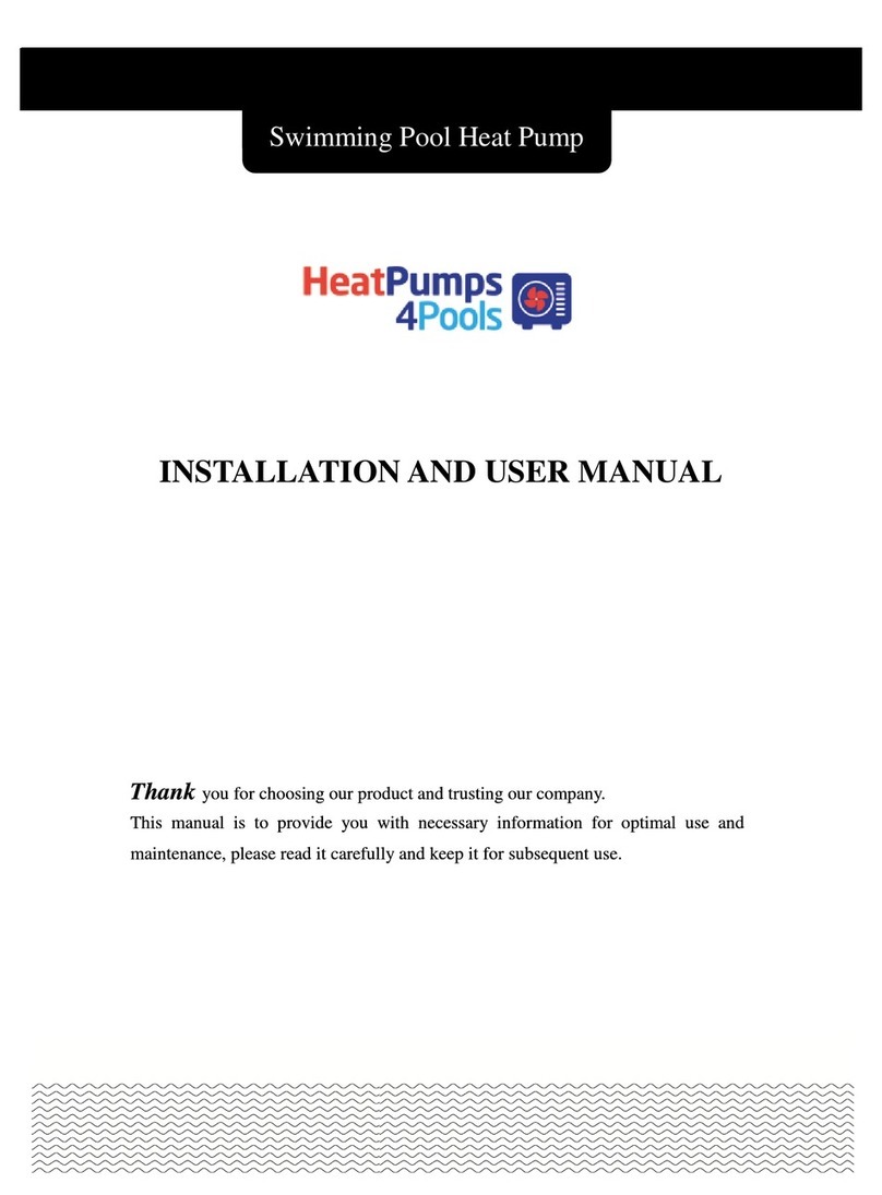 HeatPumps4Pools THP05NP User manual