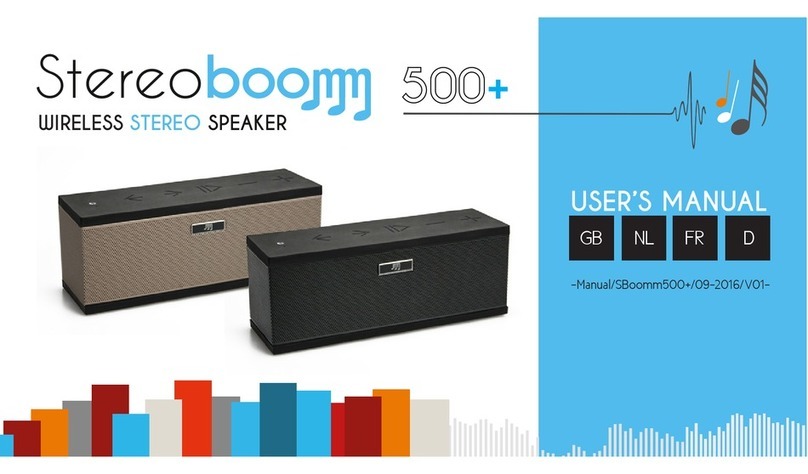 Stereoboomm 500+ user manual