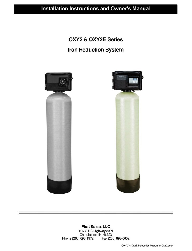 First Sales OXY2-10 Installation instructions and owner's manual