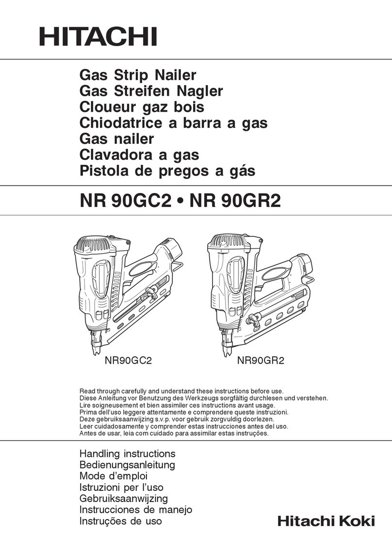 Hitachi NR 90GC2 Handling instructions
