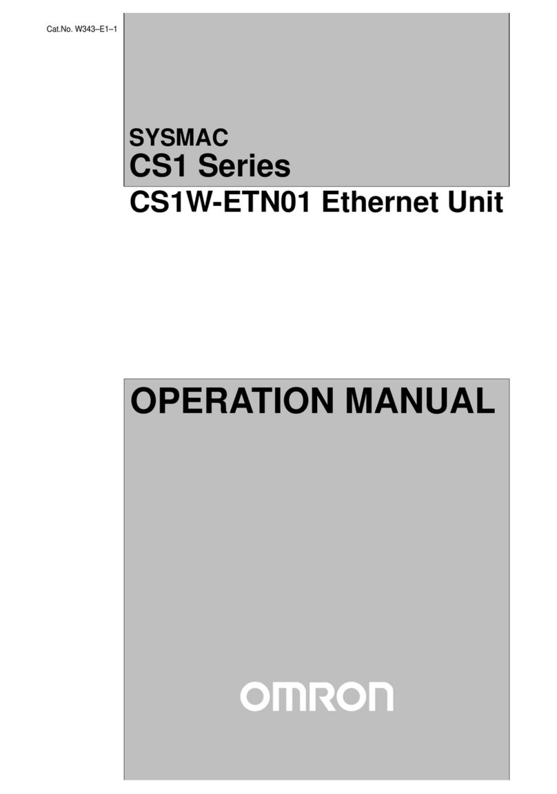 Omron CS1W-ETN01 Installation manual