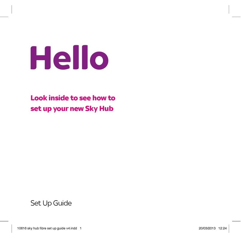 Sky Hub Setup guide