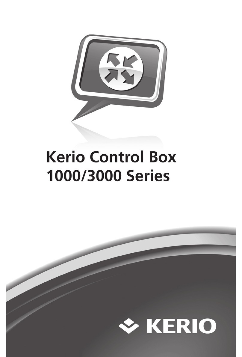 Kerio Tech Control Box 1000 Serie quick guide