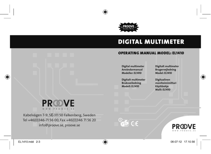 Proove EL1410 User manual