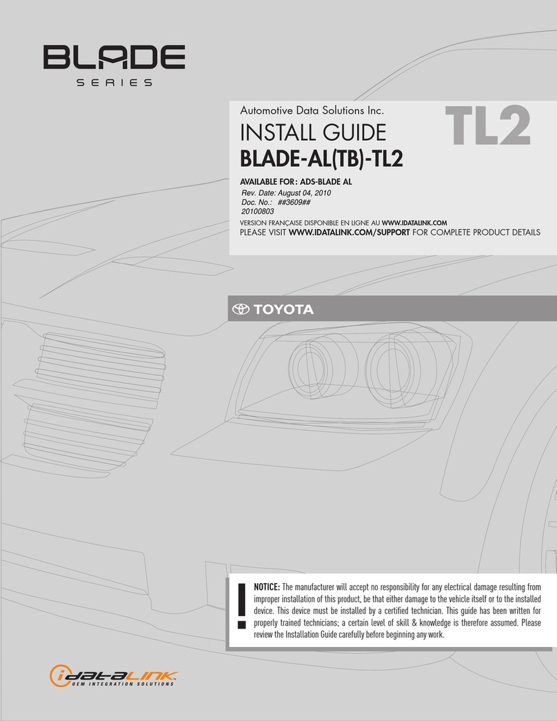 iDataLink BLADE-AL(TB)-TL2 User manual