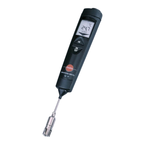 TESTO 825-T1 instruction manual