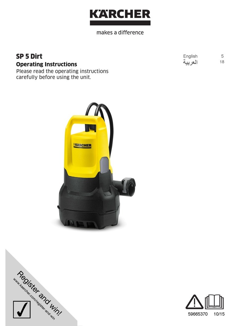 Kärcher SP 5 Dirt User manual