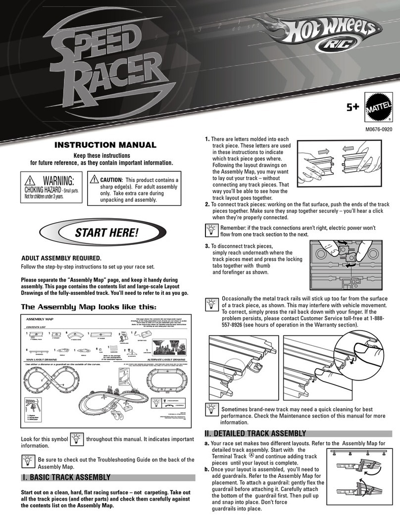 Hot Wheels M0676 instruction manual