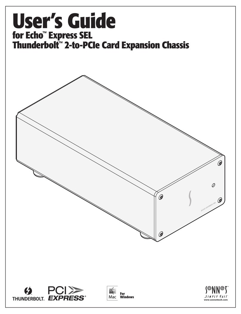 Sonnet Echo Express SEL User manual
