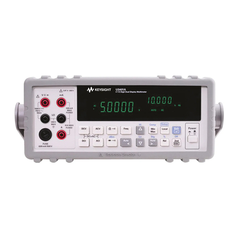 Keysight Technologies U3401A quick start guide