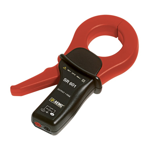 AEMC SR601 User manual