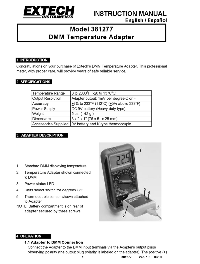 Extech Instruments 381277 instruction manual