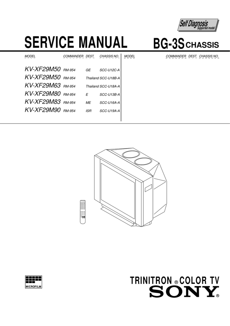 Sony TRINITRON KV-XF29M50 User manual