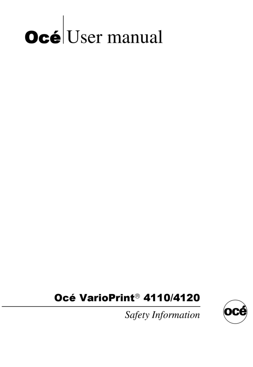 Oce VarioPrint 4110 user manual