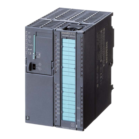 Siemens SIWAREX FTC Device manual