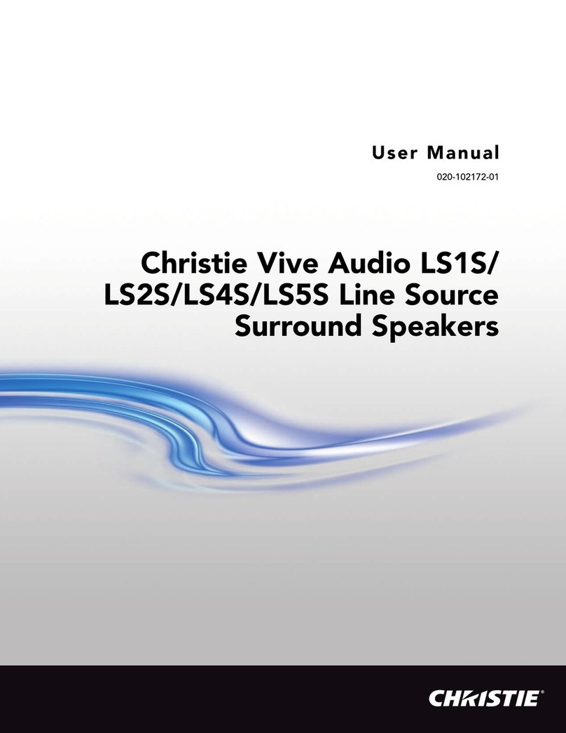 Christie Vive Audio LS1S user manual