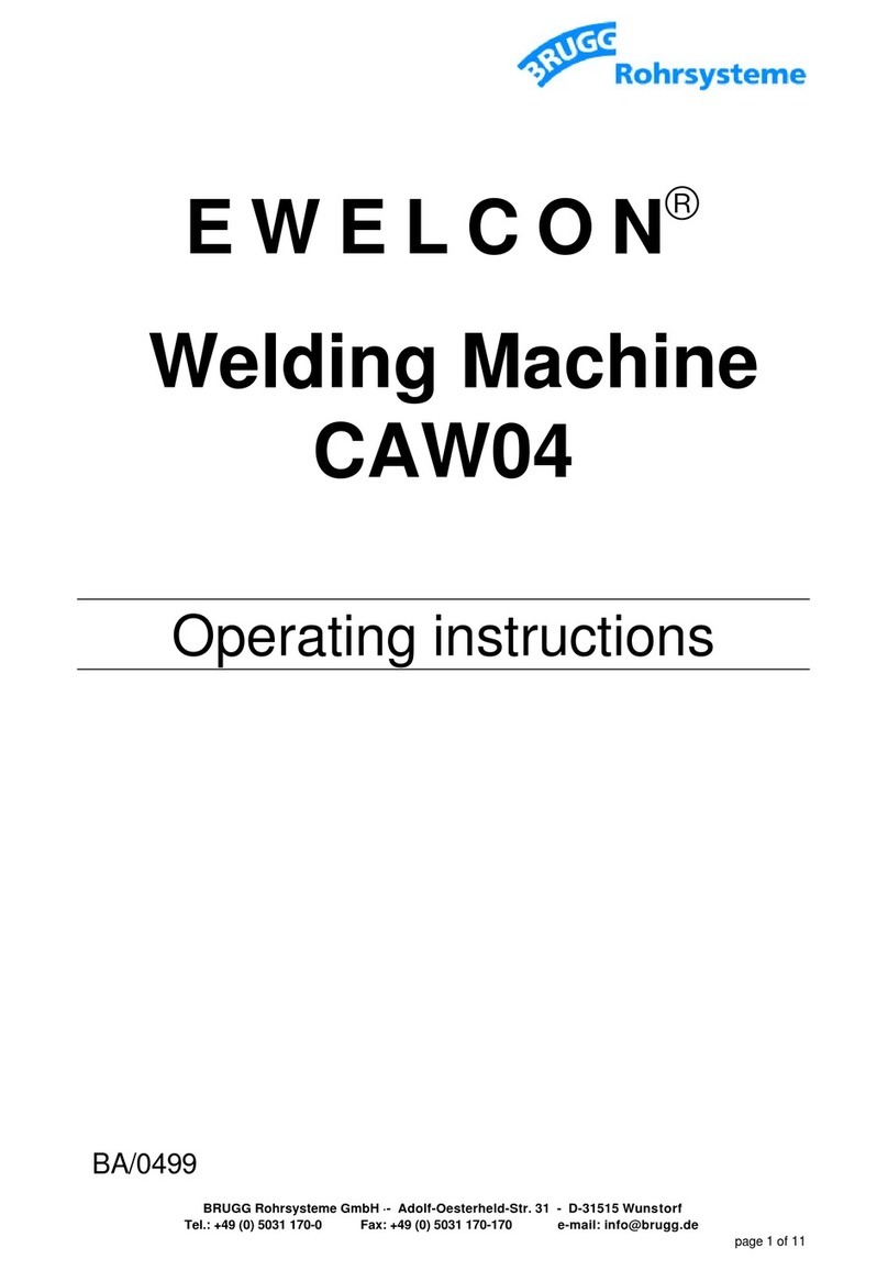 Brugg Pipesystems ewelcon CAW04 operating instructions