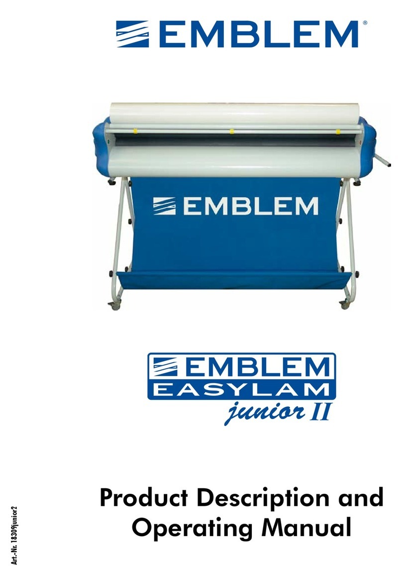 EMBLEM Easylam Junior II Manual