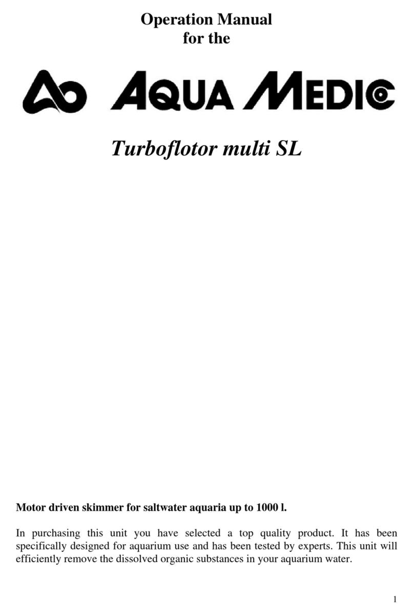 Aqua Medic Turboflotor multi SL Operation manuals