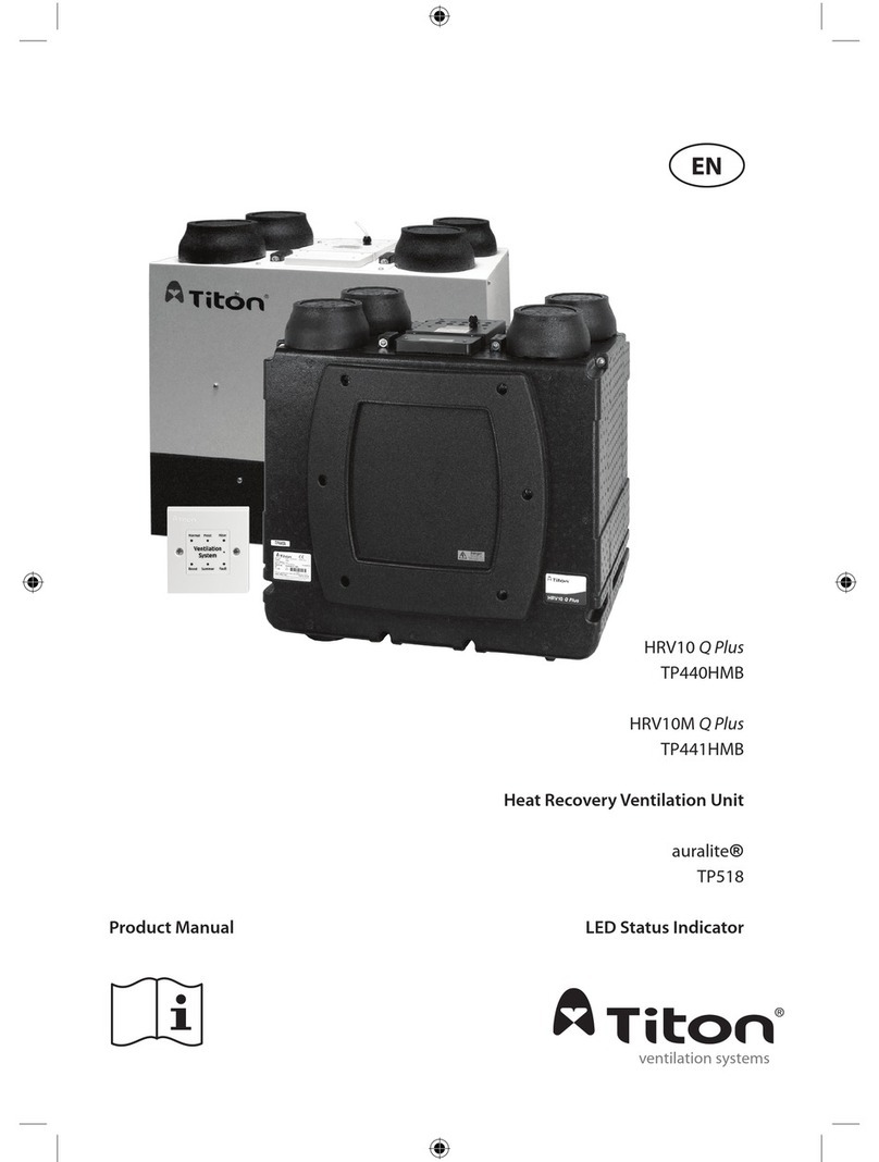 Titon HRV10 Q Plus User manual
