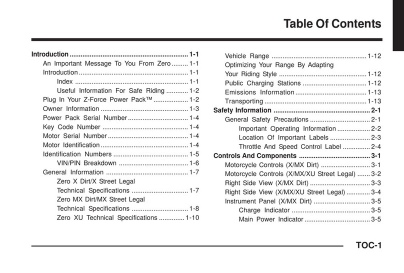 Zero X Dirt 2011 User manual