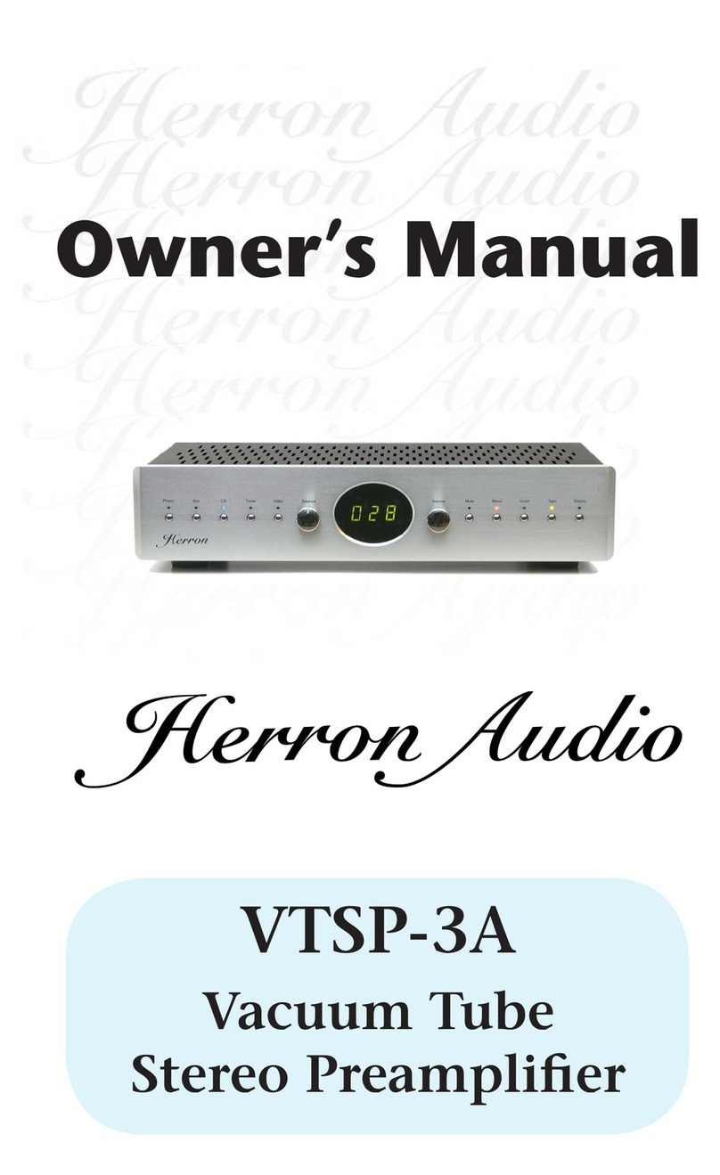Herron Audio VTSP-3A User manual Herron Audio VTSP-3A User manual