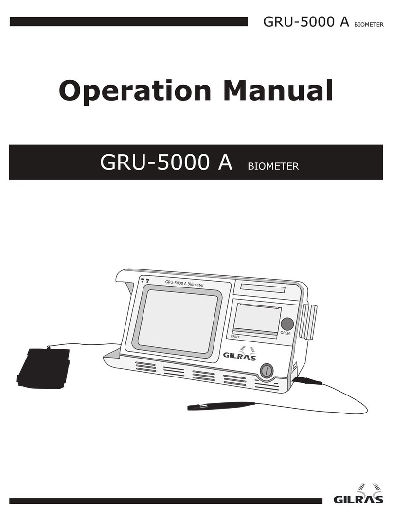 Gilras GRU-5000 A User manual