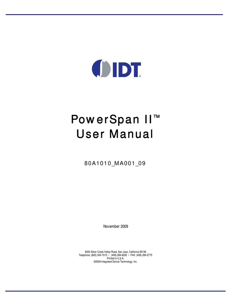 IDT PowerSpan II manual
