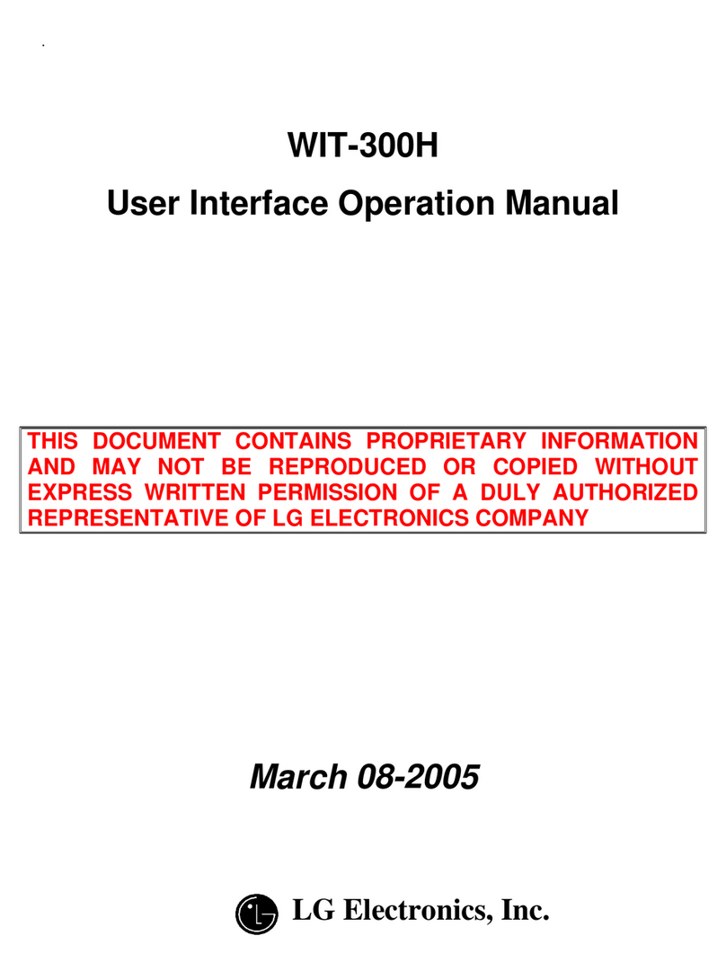 LG WIT-300H User manual