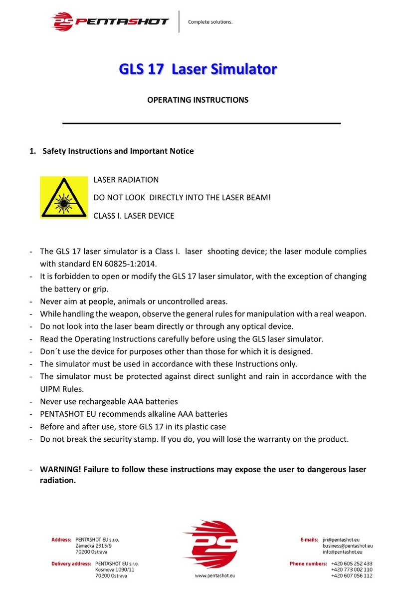 Pentashot GLS 17 operating instructions